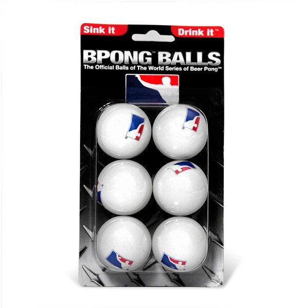 BPONG™ Beer Pong Balls - White, 6-Pack | BPONG