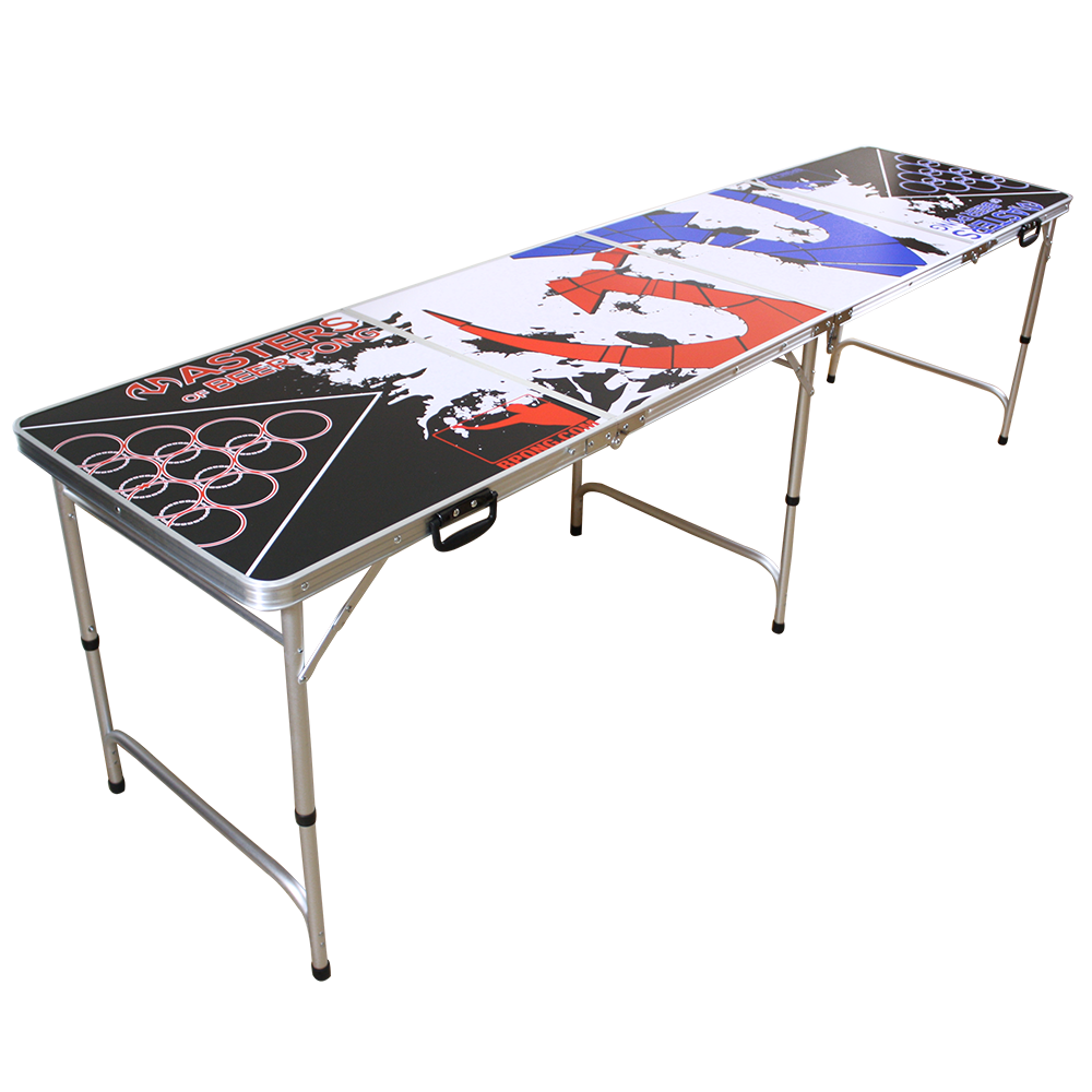 Masters of Beer Pong Table by BPONG®- 8-FT, Aluminum